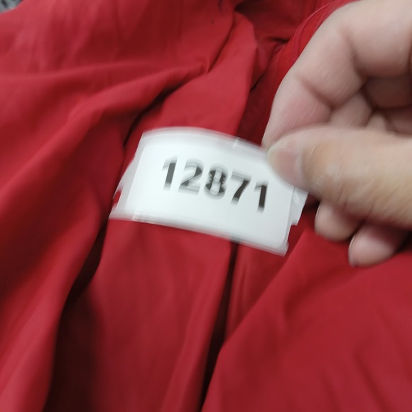 Vtg Patagonia Jacket Mens Large‎ Red Lightweight Windbreaker Nylon Fleece 90s* - Picture 12 of 12